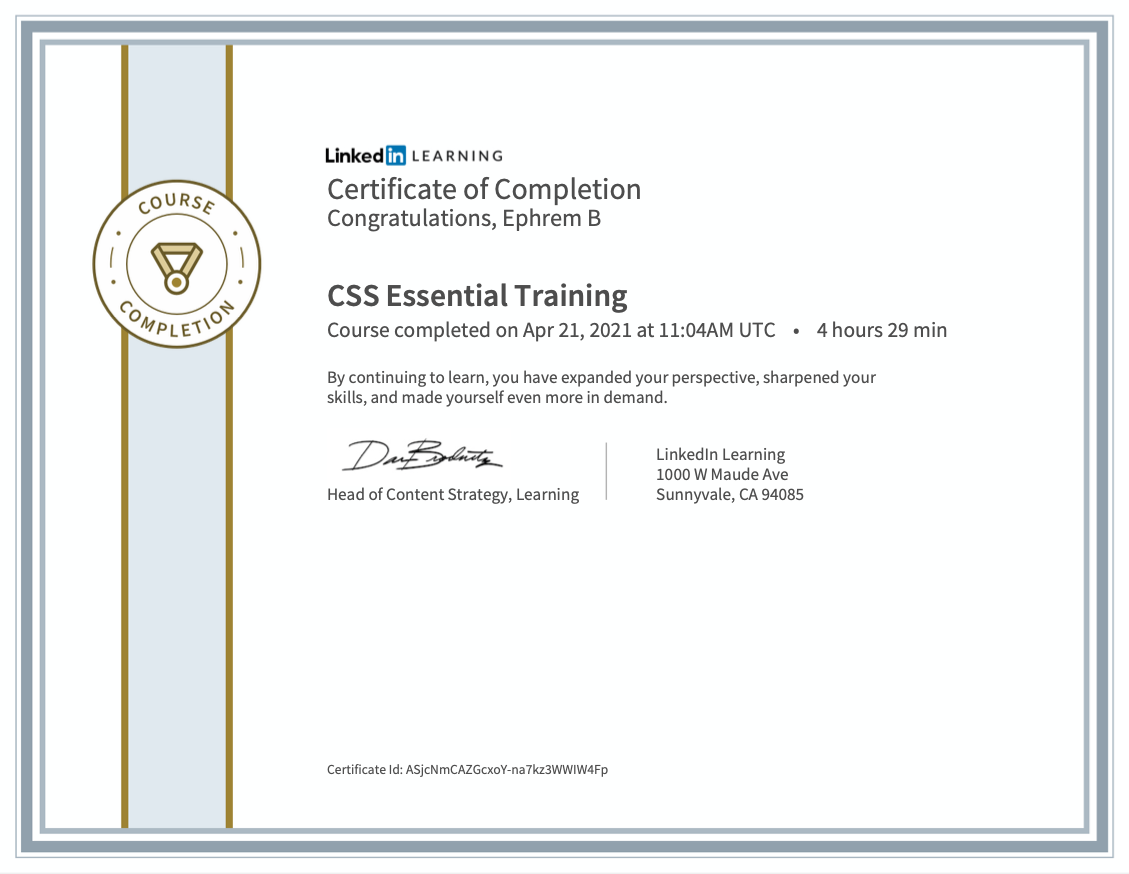 CSS Essential Training